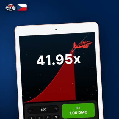 Ikona dvojité sázky v Aviator online hře Bigclash Casino – dva nezávislé panely
