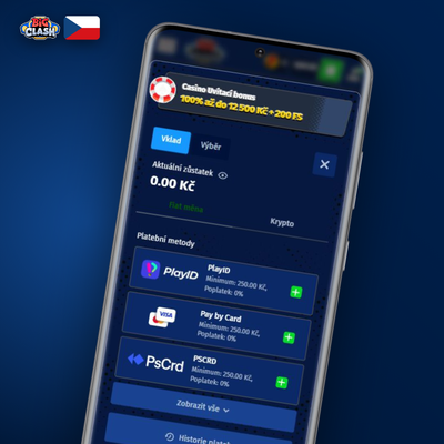 Bankovní převod z českého účtu jako tradiční způsob vkladu v Bigclash Casino