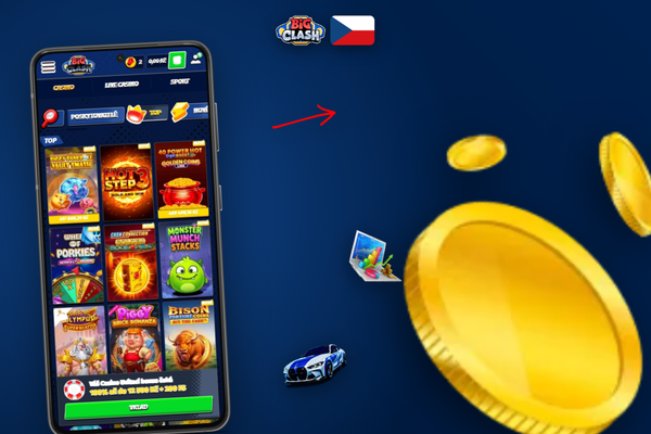 Bigclash Casino aplikace s přihlášením otiskem prstu pro rychlý přístup na cestách