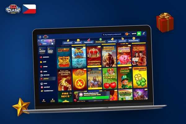 Bigclash Casino desktop s automatickou aktualizací klienta na pozadí